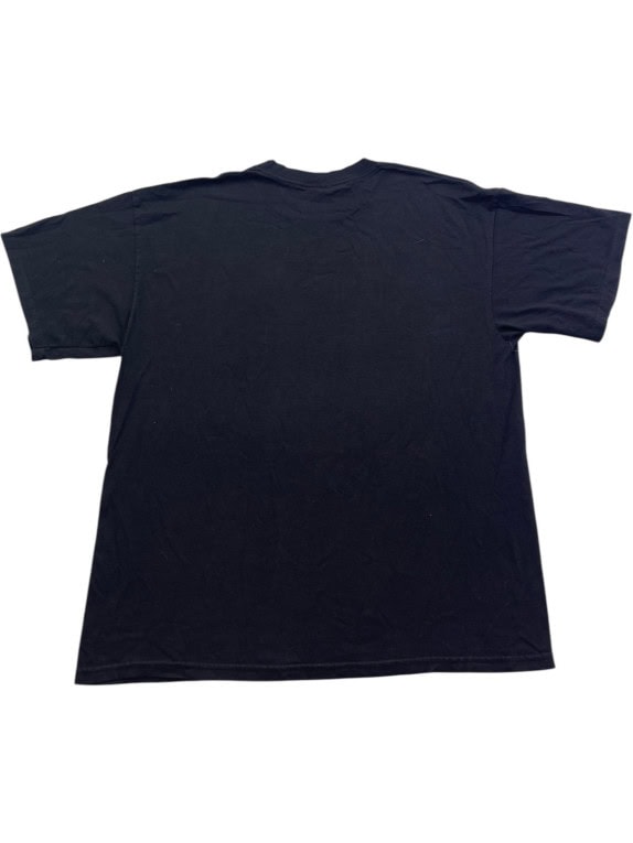 MAJESTIC GRAPHIC T SHIRT BLACK MEN PRE OWNED L