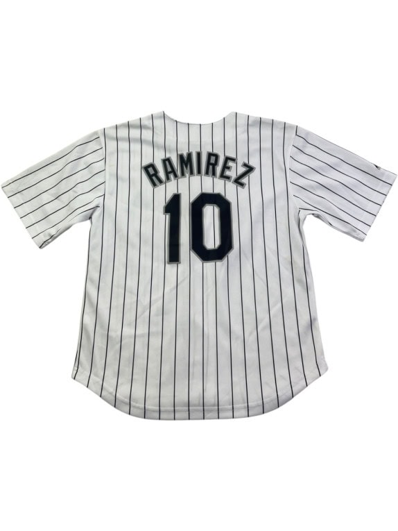 MAJESTIC GRAPHIC BASEBALL JERSEY ΡΙΓΕ ΛΕΥΚΟ ΑΝΤΡΙΚΟ PRE OWNED