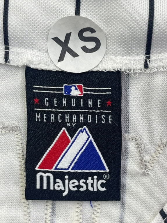 MAJESTIC GRAPHIC BASEBALL JERSEY ΡΙΓΕ ΛΕΥΚΟ ΑΝΤΡΙΚΟ PRE OWNED