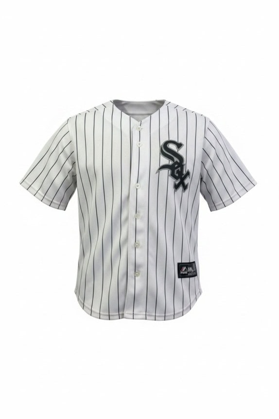 MAJESTIC GRAPHIC BASEBALL JERSEY ΡΙΓΕ ΛΕΥΚΟ ΑΝΤΡΙΚΟ PRE OWNED