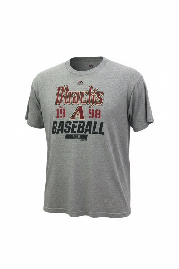 MAJESTIC GRAPHIC TEE ATHLETIC GREY ΑΝΤΡΙΚΟ PRE OWNED XL