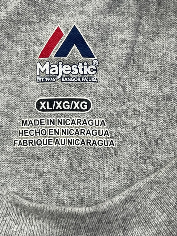 MAJESTIC GRAPHIC TEE ATHLETIC GREY ΑΝΤΡΙΚΟ PRE OWNED XL