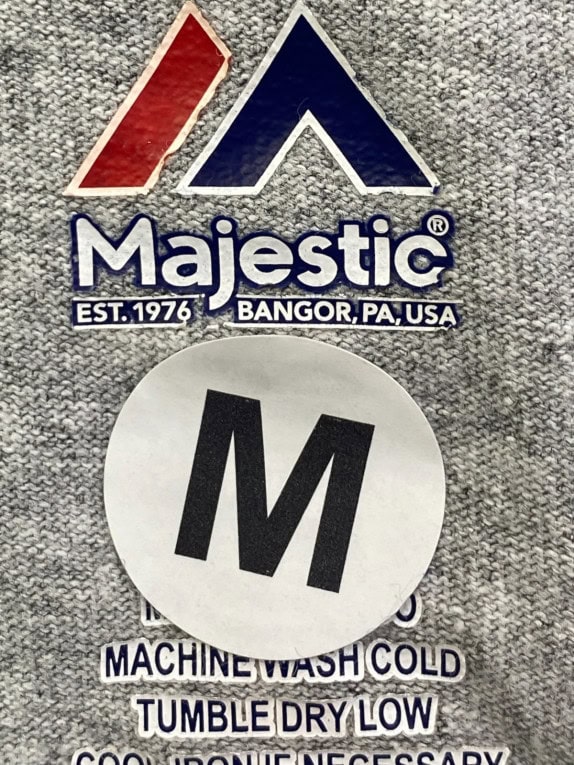 MAJESTIC GRAPHIC TEE ATHLETIC GREY ΑΝΤΡΙΚΟ PRE OWNED L