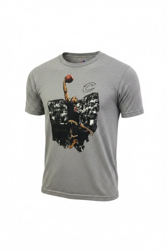 MAJESTIC GRAPHIC TEE ATHLETIC GREY ΑΝΤΡΙΚΟ PRE OWNED L