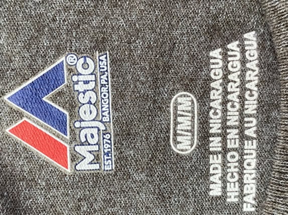 MAJESTIC GRAPHIC TEE BLACK MENS PRE OWNED M