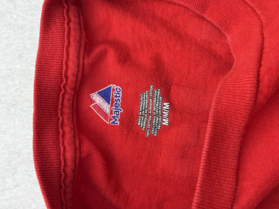 MAJESTIC GRAPHIC TEE RED ΑΝΤΡΙΚΟ PRE OWNED M