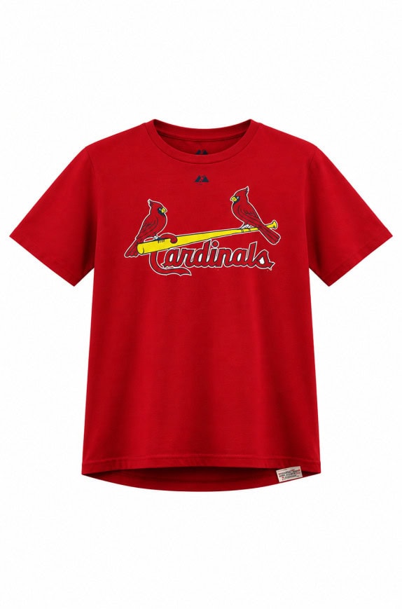 MAJESTIC GRAPHIC TEE RED UOMO PRE OWNED M