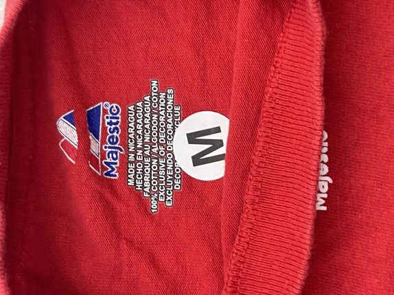 MAJESTIC GRAPHIC TEE RED ΑΝΤΡΙΚΟ PRE OWNED M