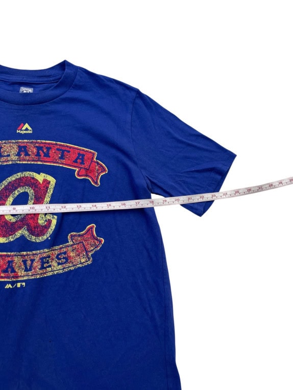 MAJESTIC GRAPHIC TEE RETRO BLUE ΑΝΤΡΙΚΟ PRE OWNED L