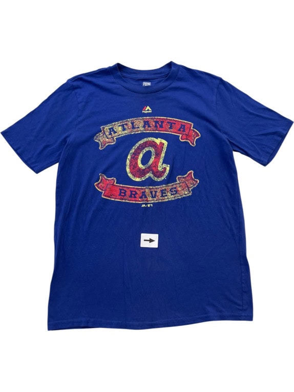 MAJESTIC GRAPHIC TEE RETRO BLUE ΑΝΤΡΙΚΟ PRE OWNED L
