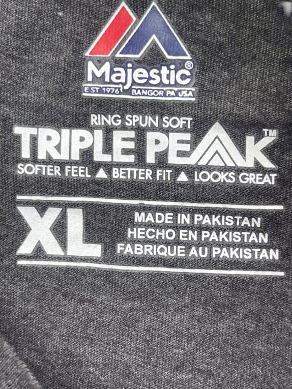 MAJESTIC GRAPHIC TEE SPORTSWEAR CHARCOAL ΑΝΤΡΙΚΟ PRE OWNED XL