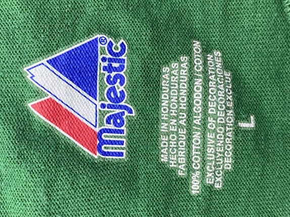 MAJESTIC GRAPHIC TEE SPORTSWEAR GREEN ΑΝΤΡΙΚΟ PRE OWNED L