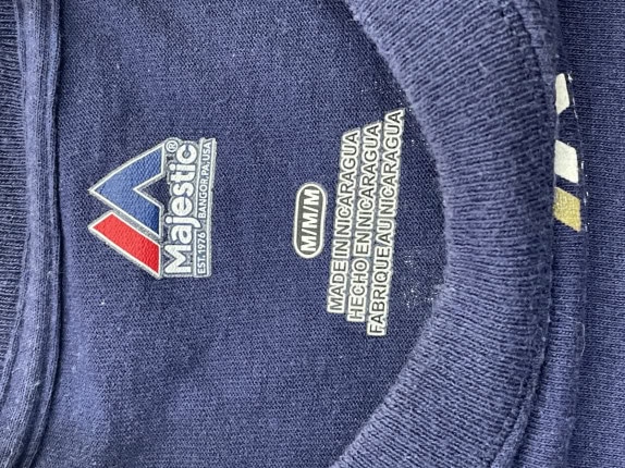 MAJESTIC GRAPHIC TEE STREETWEAR NAVY ΑΝΤΡΙΚΟ PRE OWNED M