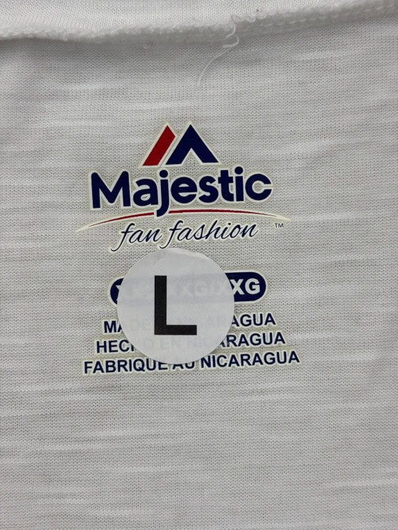MAJESTIC ΚΟΝΤΟΜΑΝΙΚΗ ΜΠΛΟΥΖΑ GRAPHIC ΛΕΥΚΟ ΓΥΝΑΙΚΕΙΟ PRE OWNED XXL