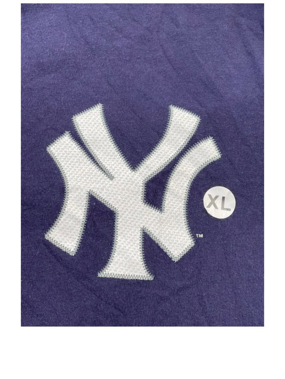 MAJESTIC NEW YORK YANKEES GRAPHIC TEE SPORTSWEAR NAVY ΑΝΤΡΙΚΟ PRE OWNED XL