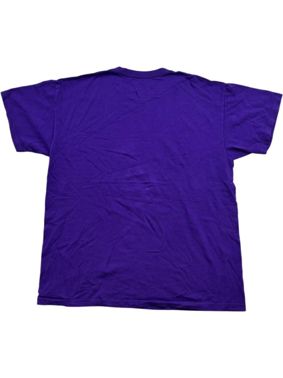 MAJESTIC GRAPHIC TEE SPORTSWEAR PURPLE MENS PRE OWNED L