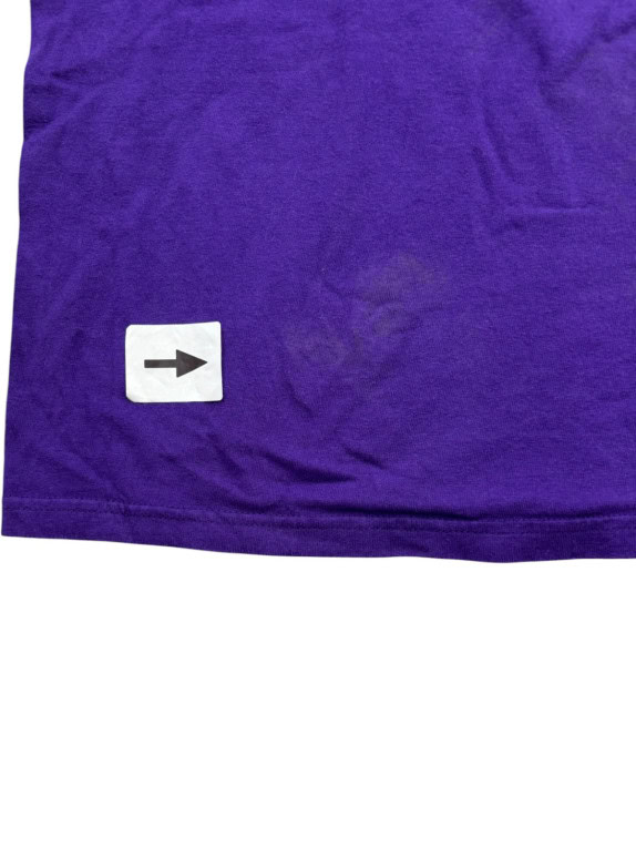 MAJESTIC GRAPHIC TEE SPORTSWEAR PURPLE MENS PRE OWNED L