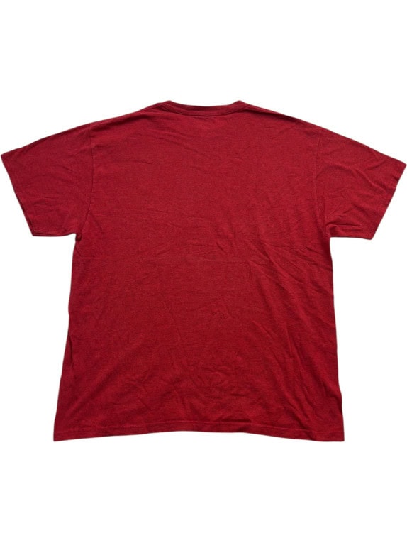 MAJESTIC T SHIRT SPORTSWEAR RED MENS PRE OWNED XL