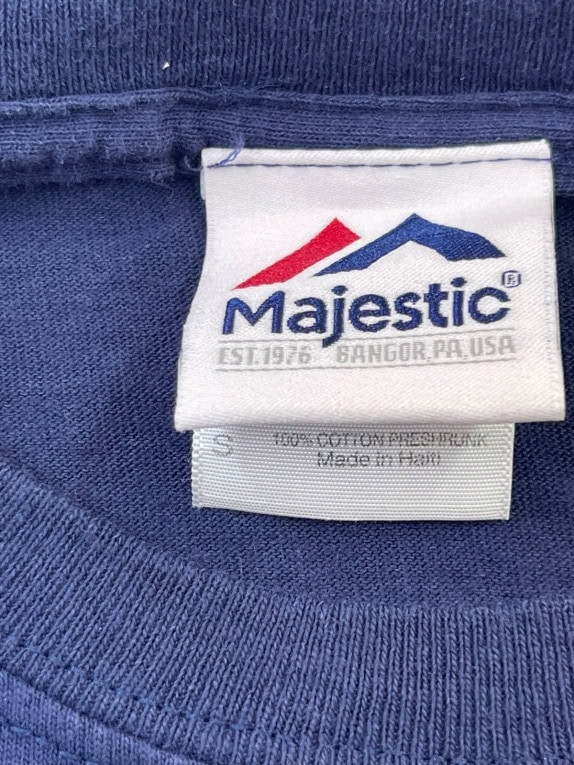 MAJESTIC YANKEES GRAPHIC TEE SPORTSWEAR NAVY ΑΝΤΡΙΚΟ PRE OWNED