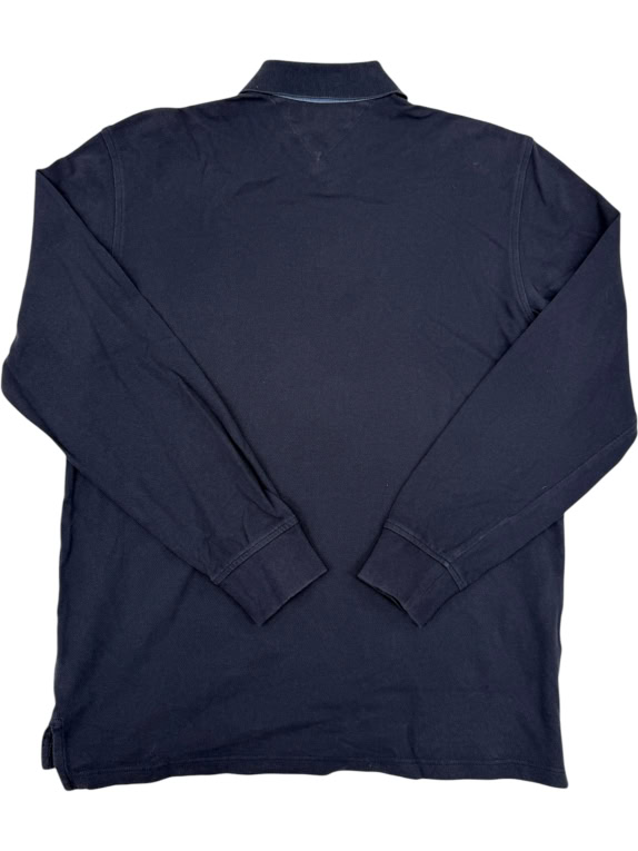 Μακρυμάνικη Πόλο VINTAGE Tommy Hilfiger Σκούρο Μπλε M
