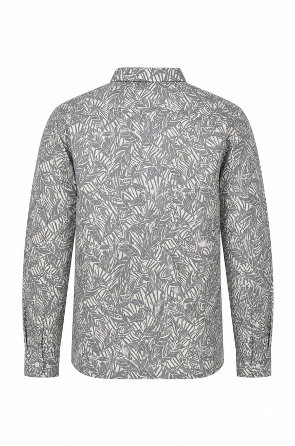 MANDY SHIRT MINIMAL GREY MEN PRE OWNED L