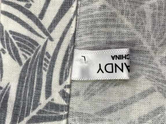 MANDY SHIRT MINIMAL GREY MEN PRE OWNED L