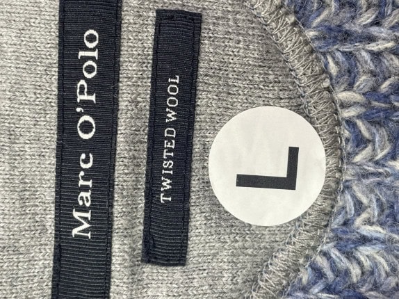 MARC O POLO ΠΛΕΚΤΗ ΖΑΚΕΤΑ MINIMAL ΜΠΛΕ ΑΝΤΡΙΚΟ PRE OWNED L