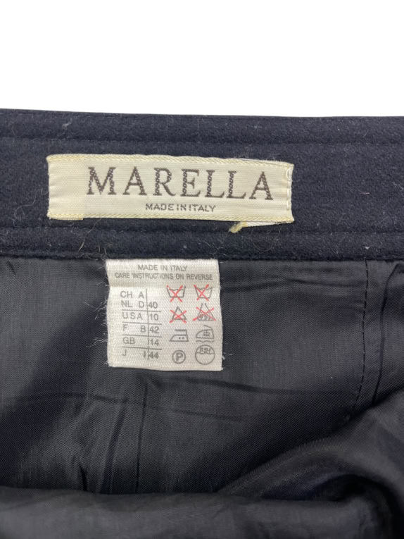 MARELLA Φούστα Κλασική Minimal Μαύρη Γυναικεία M