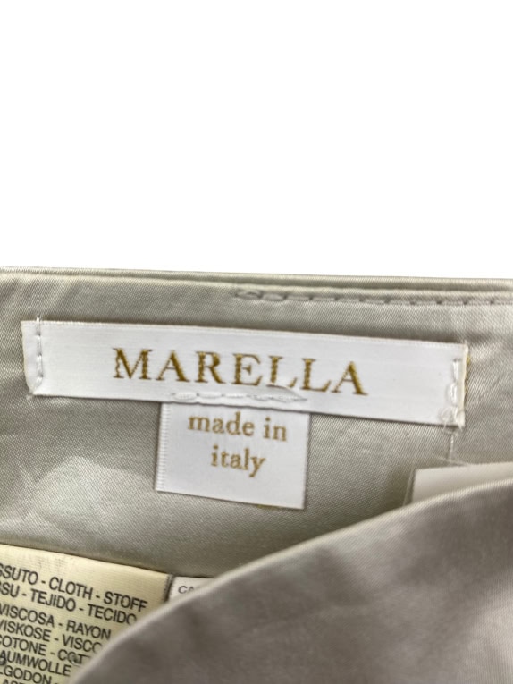 MARELLA ΦΟΥΣΤΑ MIDI SATIN LOOK ΕΚΡΟΥ ΓΥΝΑΙΚΕΙΟ L