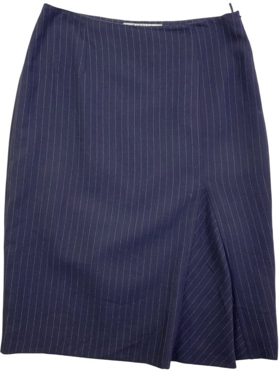 MARELLA PINSTRIPE SKIRT DARK BLUE WOMEN'S S