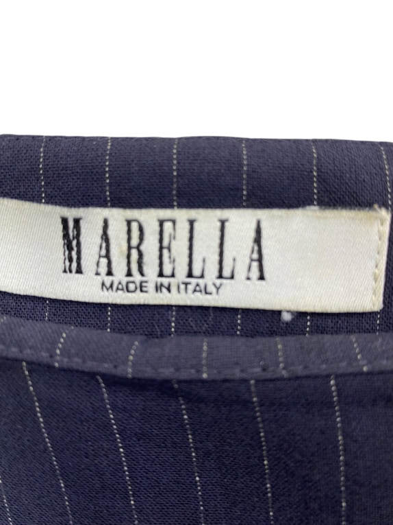 MARELLA PINSTRIPE SKIRT DARK BLUE WOMEN'S S