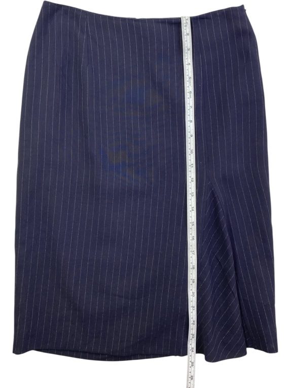 MARELLA PINSTRIPE SKIRT DARK BLUE WOMEN'S S