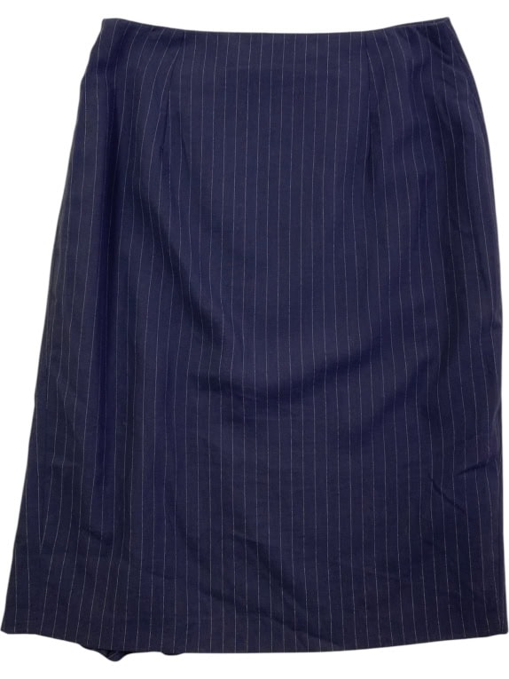 MARELLA PINSTRIPE SKIRT DARK BLUE WOMEN'S S