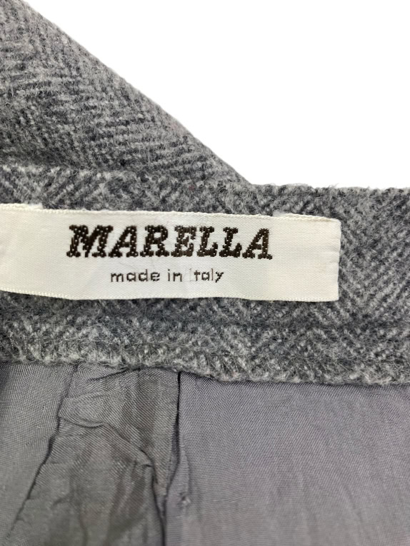 MARELLA ΦΟΥΣΤΑ VINTAGE HERRINGBONE ΓΚΡΙ ΓΥΝΑΙΚΕΙΑ L