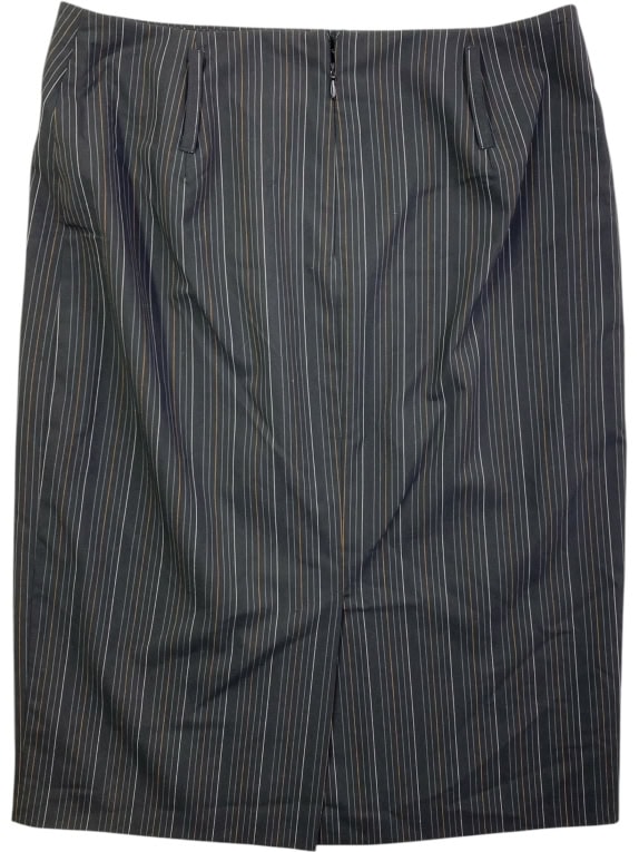 MARELLA ΦΟΥΣΤΑ VINTAGE PINSTRIPE ΜΑΥΡΗ ΓΥΝΑΙΚΕΙΑ L