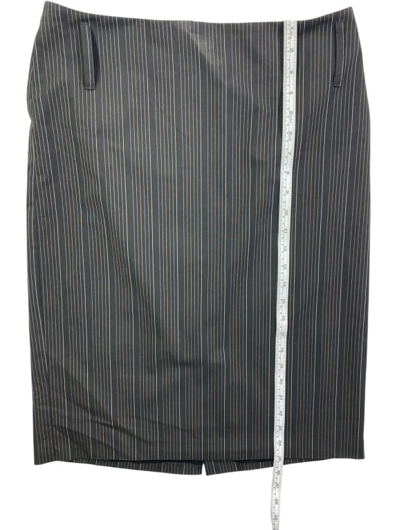 MARELLA ΦΟΥΣΤΑ VINTAGE PINSTRIPE ΜΑΥΡΗ ΓΥΝΑΙΚΕΙΑ L