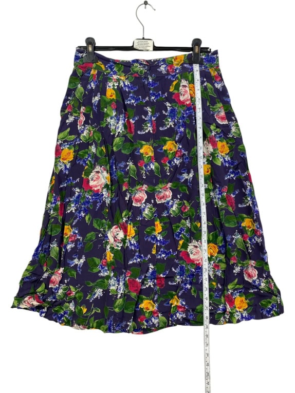 MARIELLA BURANI ΦΟΥΣΤΑ VINTAGE FLORAL ΜΩΒ ΓΥΝΑΙΚΕΙΑ M-L