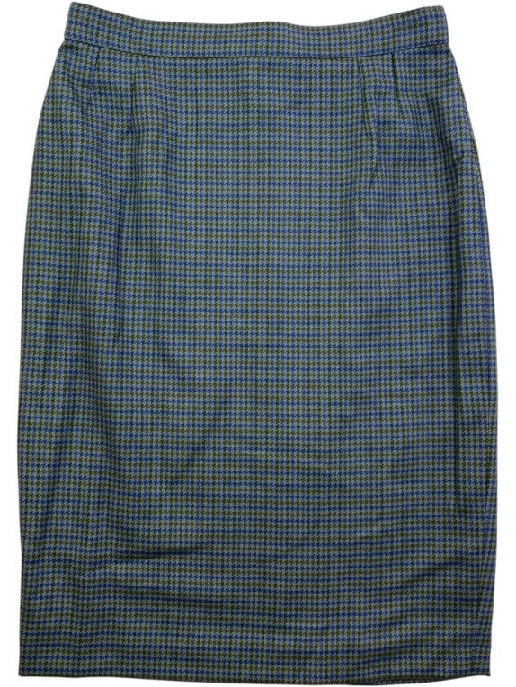 MARINA RINALDI ΦΟΥΣΤΑ ΜΙΝΤΙ HOUNDSTOOTH ΜΠΛΕ/ΠΡΑΣΙΝΟ ΓΥΝΑΙΚΕΙΟ M