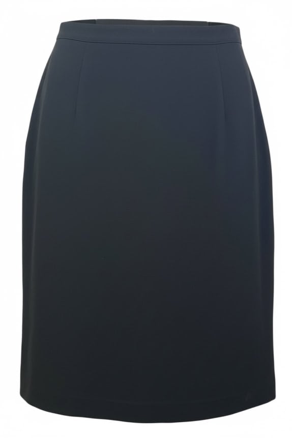 MARINA RINALDI GONNA VINTAGE CON ZIP POSTERIORE NERA DA DONNA L