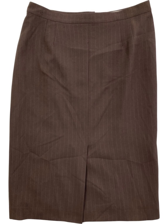 MARINA RINALDI ΦΟΥΣΤΑ VINTAGE PINSTRIPE ΚΑΦΕ ΓΥΝΑΙΚΕΙΑ L