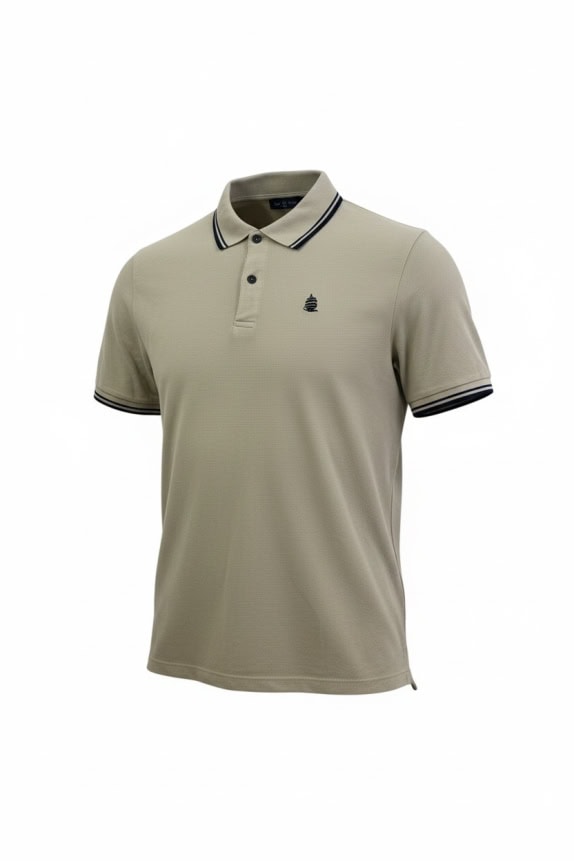 MARINA YACHTING Polo Shirt Logo Beige UNISEX L