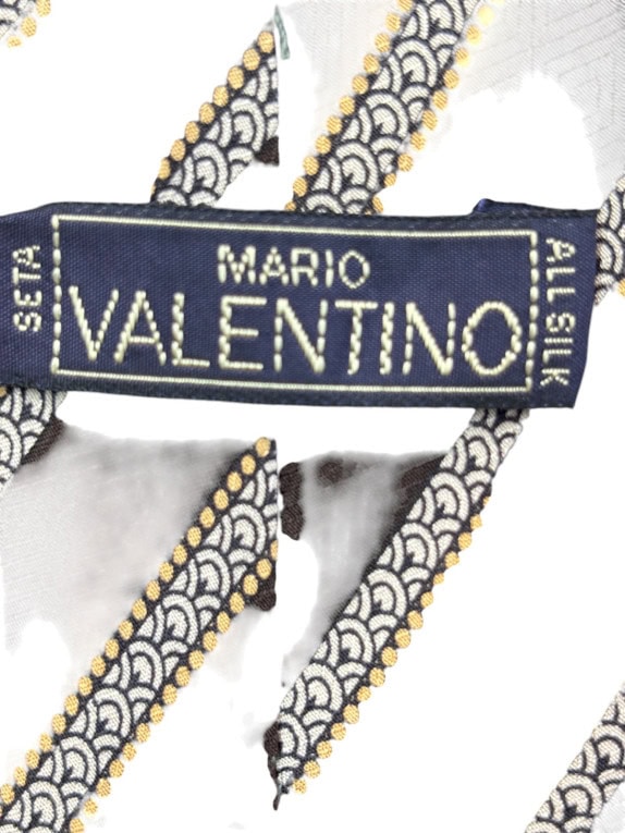MARIO VALENTINO ΓΡΑΒΑΤΑ CLASSIC ΜΑΥΡΗ ΑΝΤΡΙΚΗ PRE OWNED