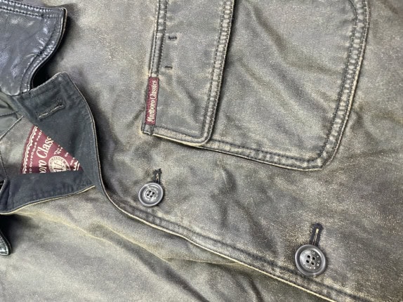 1990S Marlboro Classics ΜΠΟΥΦΑΝ WORKWEAR ΠΡΑΣΙΝΟ ΑΝΤΡΙΚΟ PRE OWNED L
