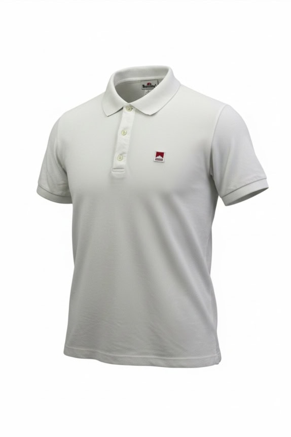 MARLBORO Polo Μπλούζα Casual Vintage Λογότυπο Λευκό Ανδρικό S