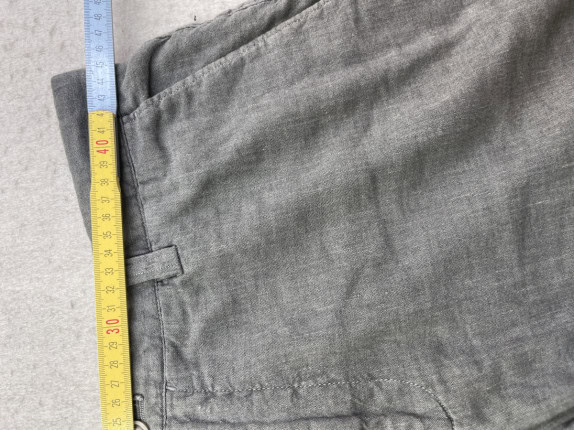 MASSIMO DUTTI SHORTS CLASSIC GRIGIO UOMO PRE OWNED L