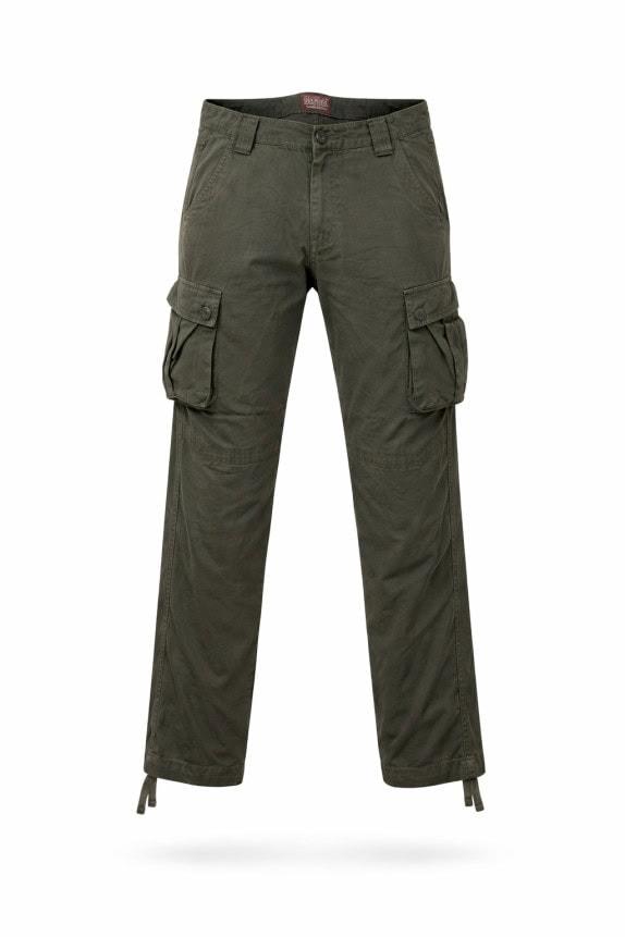 MATSUCKSTICK CARGO PANTS UTILITARY OLIVE ΑΝΤΡΙΚΟ PRE OWNED L