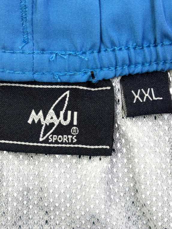 MAUI SPORTS COSTUME DA BAGNO SPORTSWEAR BLU NAVY UOMO PRE OWNED XXL
