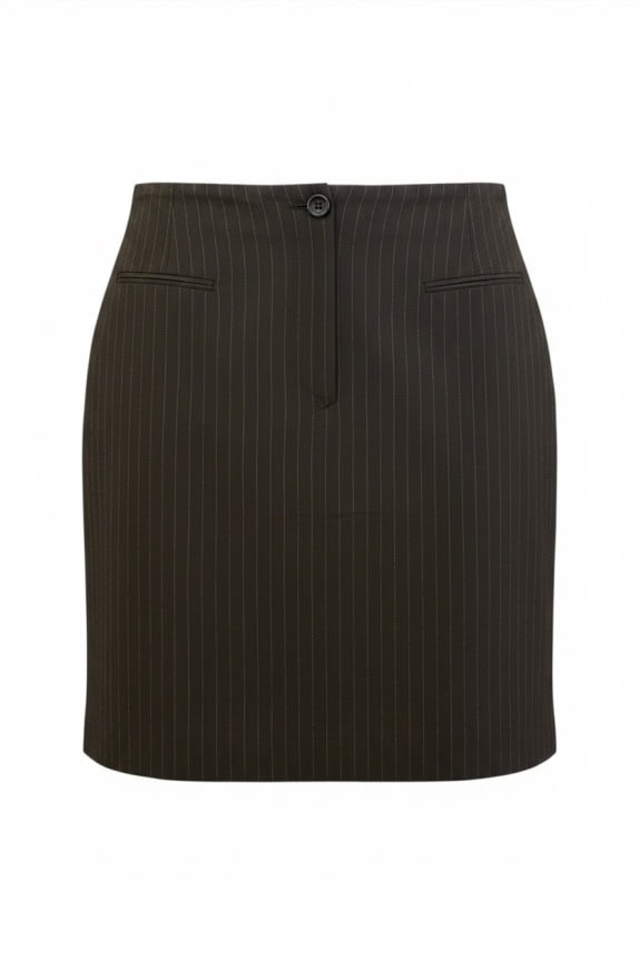MAX & Co. ΦΟΥΣΤΑ PINSTRIPE ΚΑΦΕ ΓΥΝΑΙΚΕΙΑ M