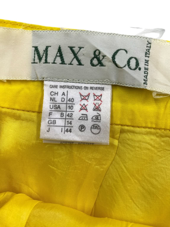 MAX & Co. ΦΟΥΣΤΑ VINTAGE ΜΕ ΛΟΓΟΤΥΠΟ ΚΙΤΡΙΝΗ ΓΥΝΑΙΚΕΙΑ M