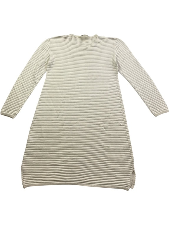 MAX MARA KNITTED MIDI DRESS ECRU WOMEN L